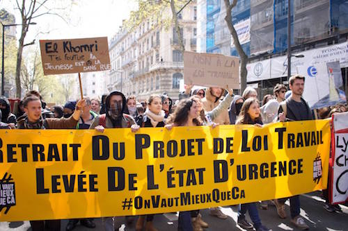 Manifestations à Lyon - 10 Avril 2016