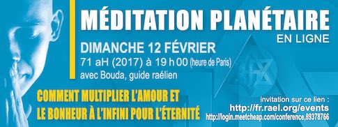 Méditation planétaire en ligne, Février