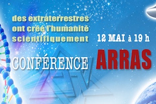 CONFÉRENCE ARRAS rael raelien ovni ufo extraterrestres swastika elohim