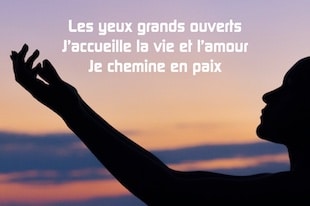 haïku : chemine en paix