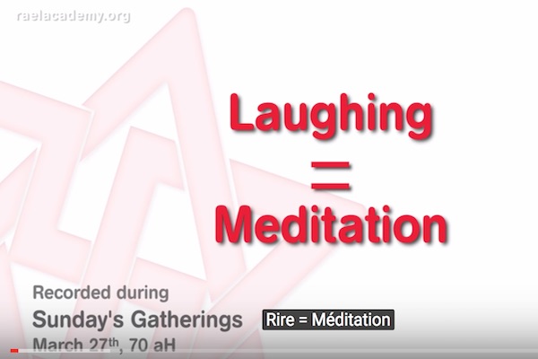 rire est une méditation
