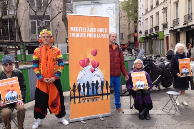 Une Minute Pour la Paix Méditer Pour la Paix, Paris