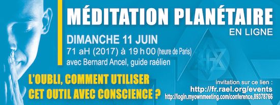 Méditation planétaire en ligne, Juin 2017