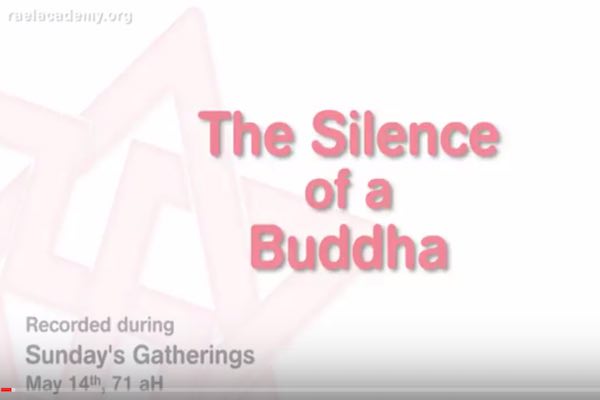 silence du bouddha