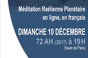 Méditation planétaire en ligne, Décembre 2017