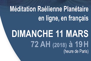 Méditation planétaire en ligne, Mars 2018