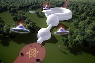 Ambassade pour les extraterrestres ambassade pour des extraterrestres rael raelien raelienne ovni ufo swastika ambassade pour extraterrestres