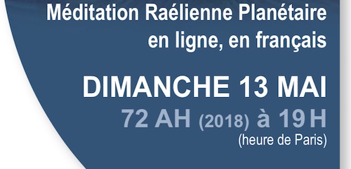 Méditation planétaire en ligne, Mai 2018