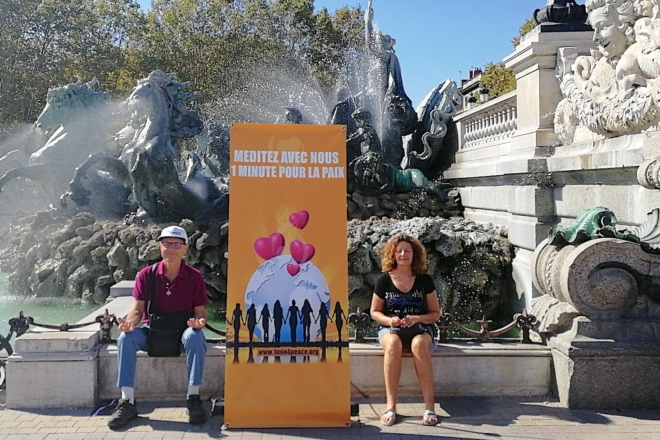 Une Minute pour la Paix, Bordeaux, Sept. 18