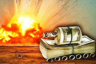 gaspillage financier des coûts de la guerre