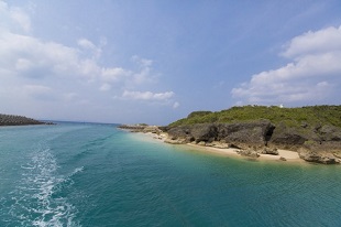 l'île de Kudakajima à Okinawa au Japon