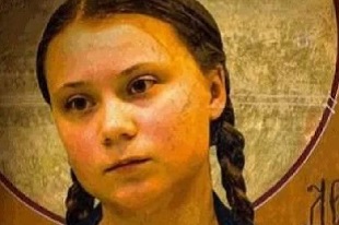 Sainte Greta Thunberg, "apôtre" du Climat bientôt canonisée ?