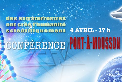 conférence raélienne Pont-à-Mousson 4 Avril 2020