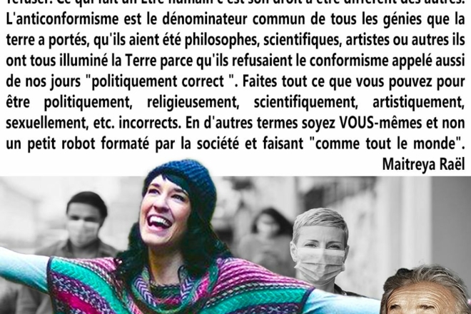 Refuser de porter un masque pour le du Droit Fondamental à l’anti-conformisme