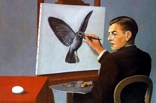 Magritte La Claivoyance