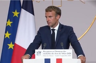 sermon olympique de Emmanuel Macron