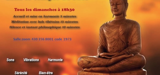 Méditer pour la paix le Dimanche à 18h30