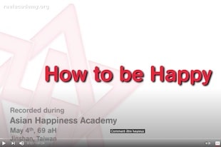Comment être heureux ?