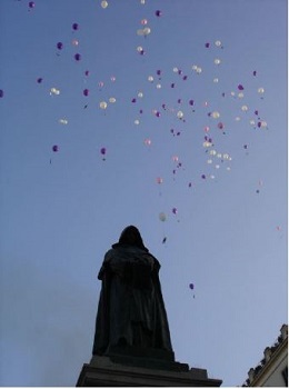 Manif Giordano Bruno Rome