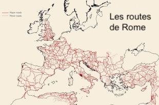 Les routes romaines aménagées par des esclaves