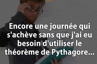 Encore une journée sans le théorème de Pythagore