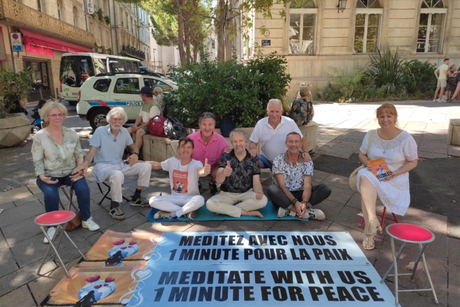 1min4peace en Avignon août 22