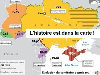Ukraine, l'histoire est dans la carte !