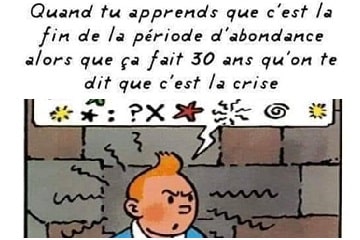 La fin de la période d'abondance ?