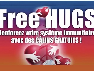Câlins gratuits - free hugs