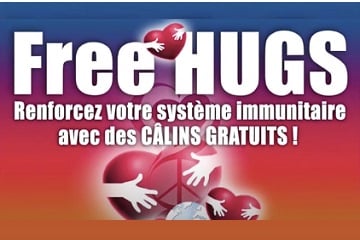 Câlins gratuits - free hugs