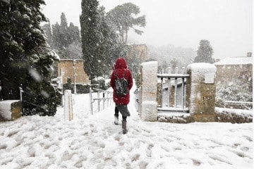 Froid glacial en Espagne