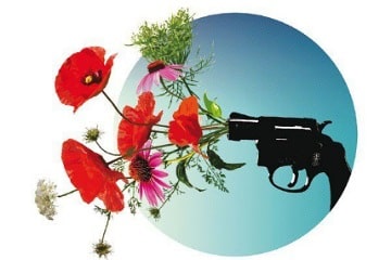 Une fleur pour un fusil