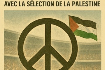 match de football avec la Palestine